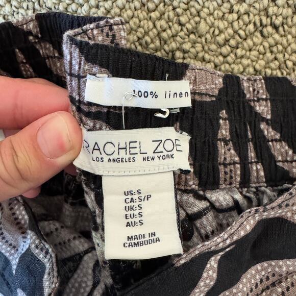 Rachel Zoe Wide Leg Pull On Cropped Boho Pants US Women's S - Picture 2 of 5